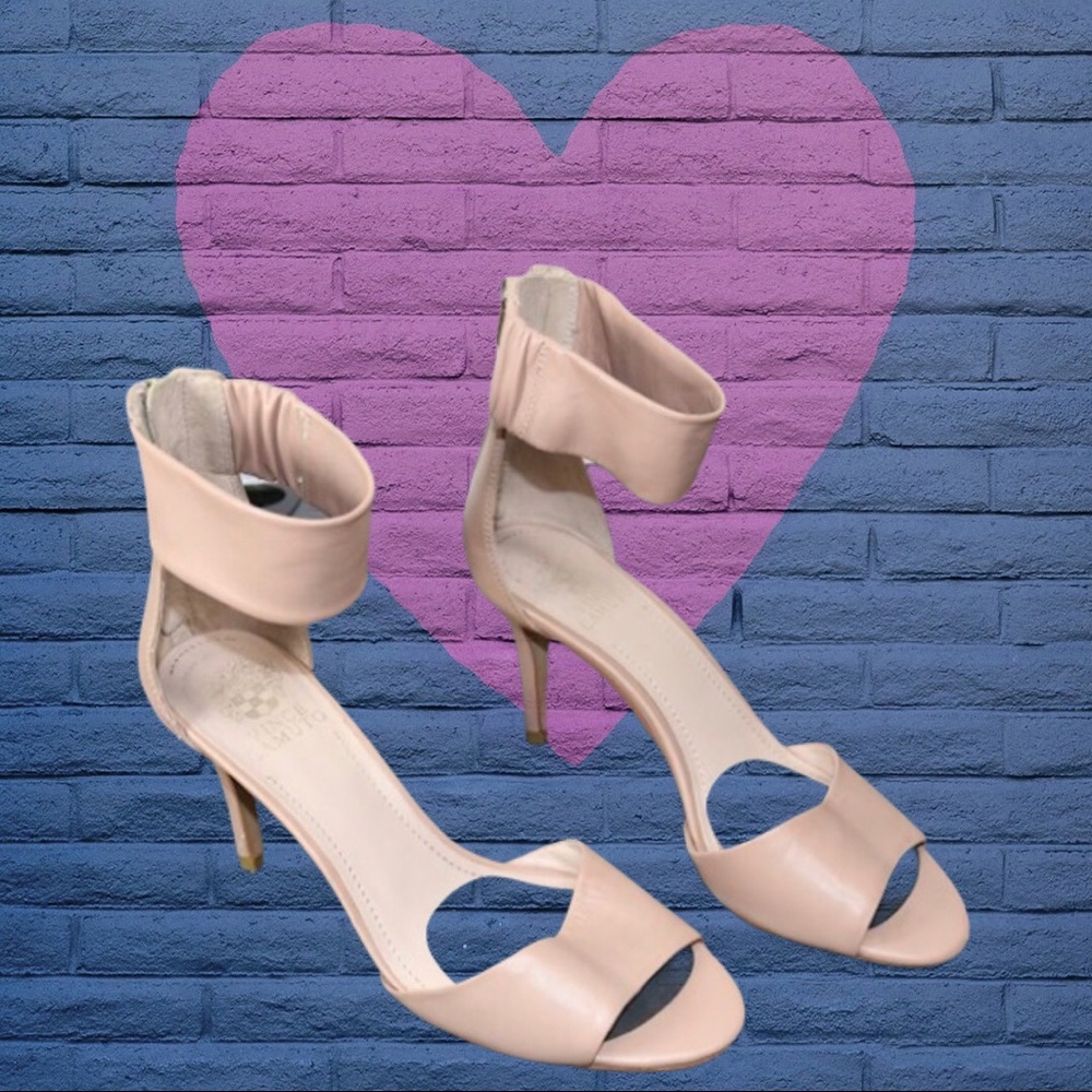 Vince Camuto Pale Pink Heels Sz.6.5 | Pastel Pink Sandals